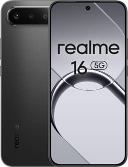realme 16 5G älypuhelin 8/256GB (Air Black)