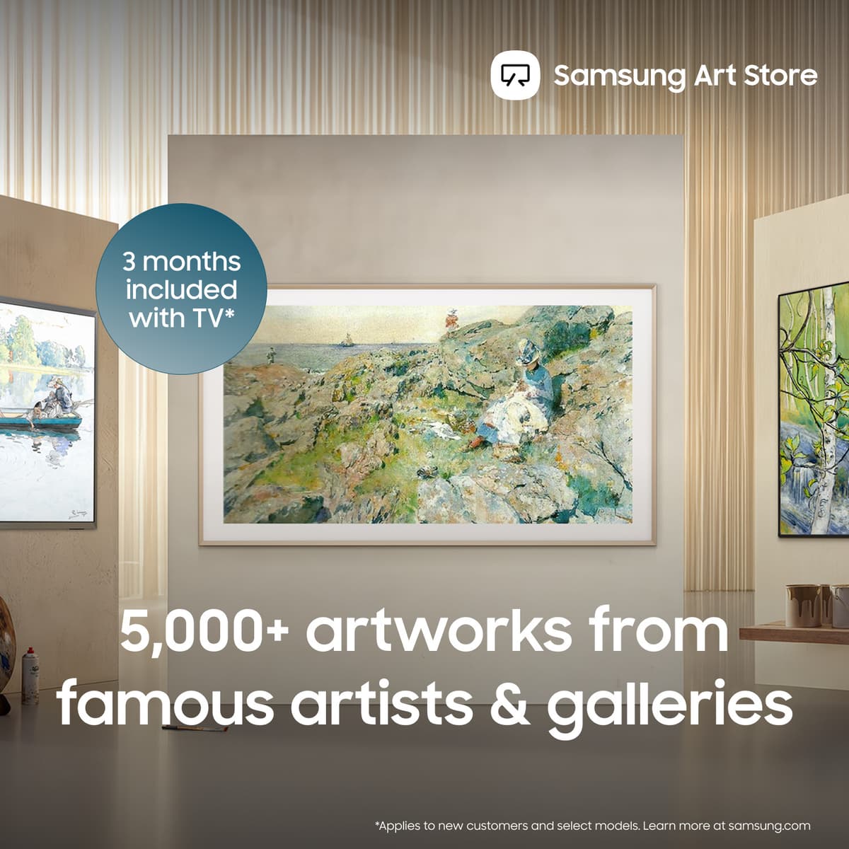 Samsung 65" The Frame QLED 4K Smart TV (2026) - Elkjøp
