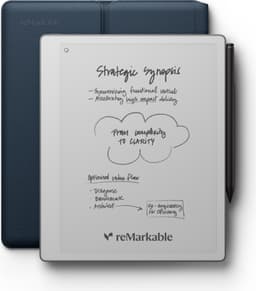 reMarkable Paper Pure, Marker Plus og Sleeve Folio (havblå)