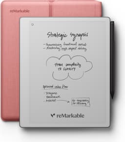 reMarkable Paper Pure, Marker Plus og Sleeve Folio (ørkenrosa)