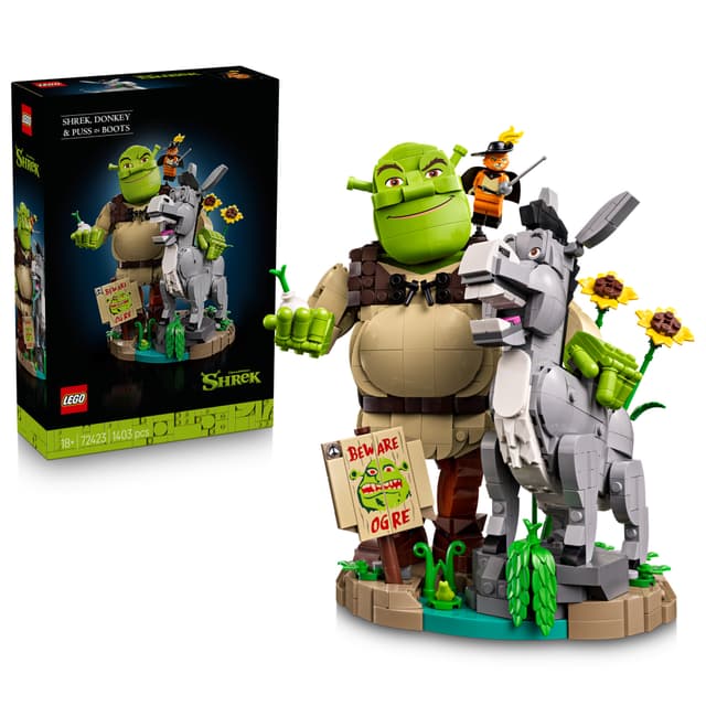 LEGO Shrek Æsel og Den bestøvlede kat 72423