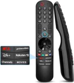 LG TV-fjärrkontroll, universell för LG Magic Remote Smart TV utan röst- och pekarfunktion, ersättning för LG Original MR24GA, MR23GA, MR22GN och MR21GA