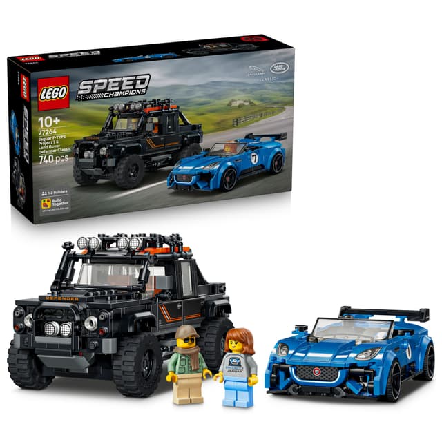 LEGO - Speed Champions - Jaguar Project 7 och Land Rover Defender (77264)
