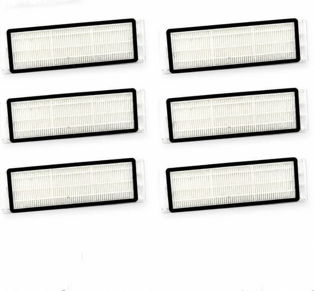 Dammsugarfilter för Xiaomi Roborock S5/S5 MAX/S6/S6 Maxv/S60/S65 6-pack