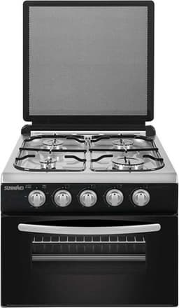Bordkomfyr Cuisine  sort m/glasslokk