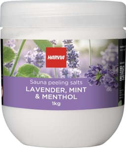 Sauna peeling salt lavendel og mynte 1kg