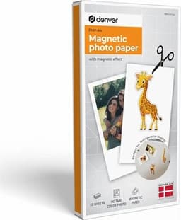 Denver PMP-64 magnetisk fotopapir til MCP-6010-printer / fotopapir med magnetisk bagside