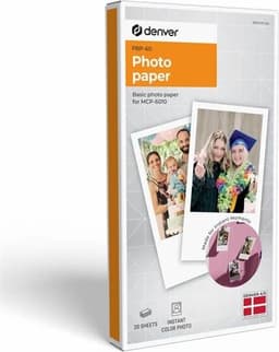 Denver PBP-60 fotopapir til MCP-6010-printer / printpapir til mobilprinter