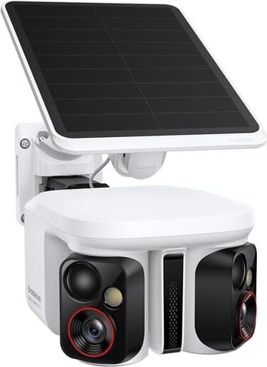 Baseus Security X1 Pro dobbelt overvågningskamera med solopladning / udendørs kamera