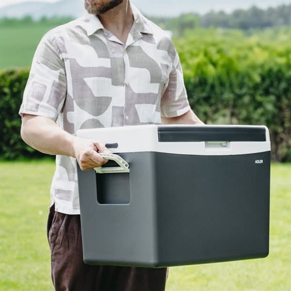Adler Elektrisk køleboks 40L med 230V / 12V og varmefunktion
