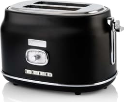 Westinghouse Retro Brødrister - 2 skiver - Svart