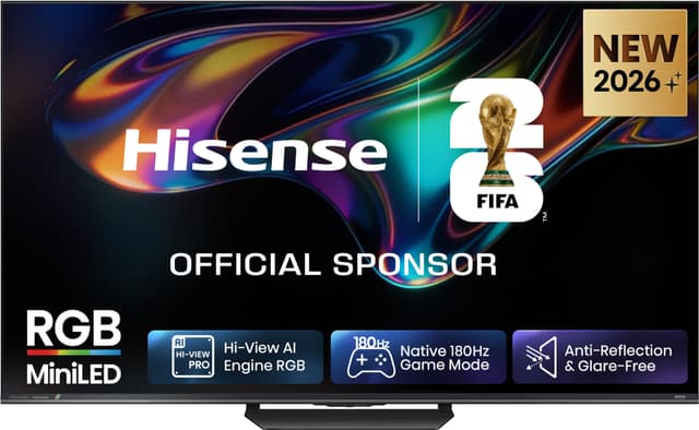 Hisense 75" UR8S 4K/UHD RGB MiniLED Smart TV (2026)