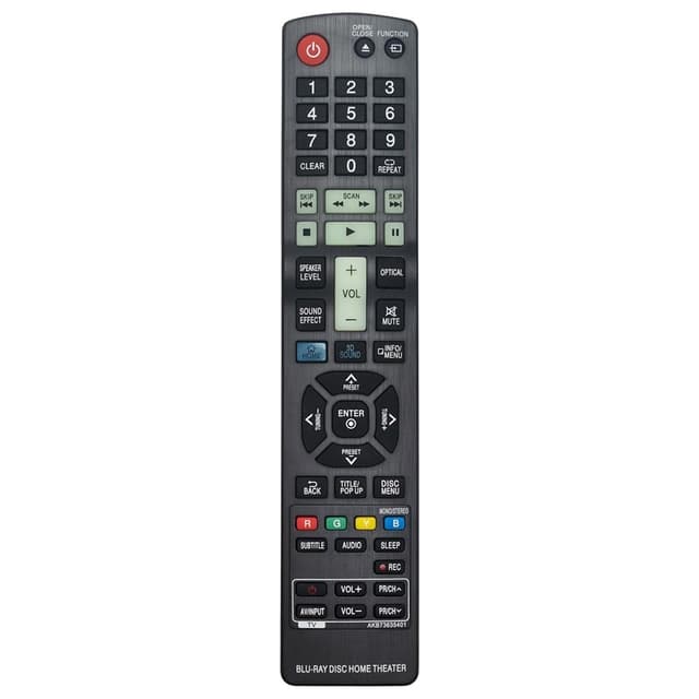 Fjärrkontroll Ersättning för AKB73635401 För LG Blu-Ray DVD Spelare