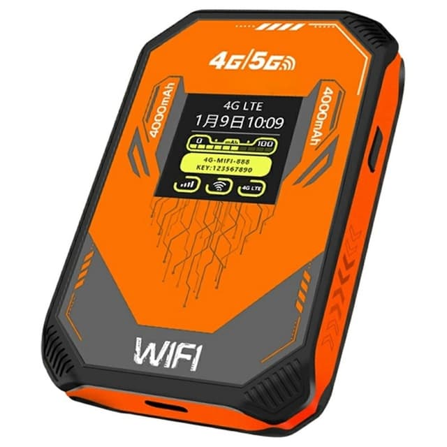 Eurasisk Version 4G WiFi Router MiFi Hotspot SIM-kortplats Mobilt Trådlöst Modem