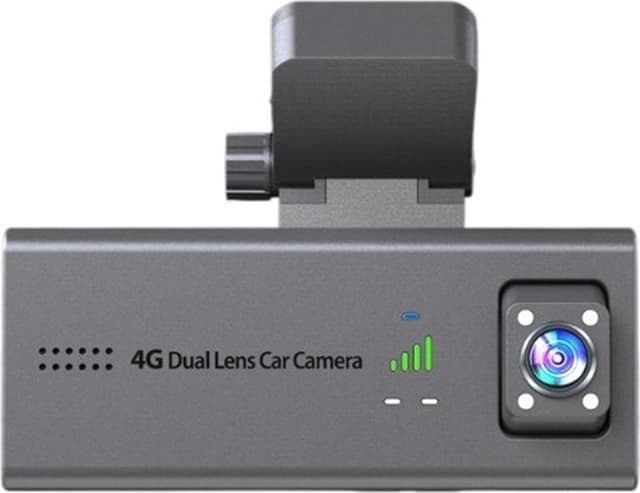 Dash Cam 4G WiFi Bilkamera Dubbla linser Mörkerseende Parkeringsövervakning