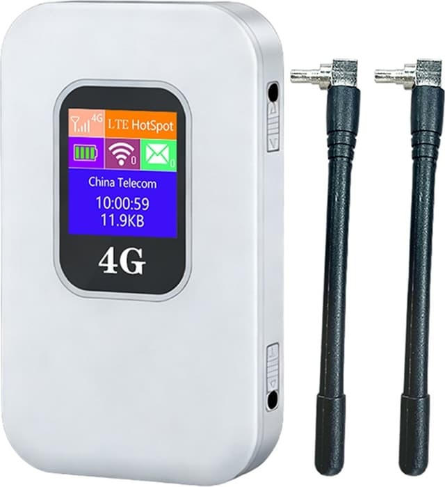 4G LTE Mobil WiFi Router 2 Antenner WiFi 6 300Mbps Hotspot Eurasisk Version