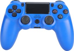 Trådlös spelkontroll för Sony PS4 Bluetooth Gamepad med Vibration - Blå