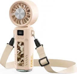 Kannettava tuuletin 3600mAh ladattava 7500 RPM turbotuuletin 5 nopeutta