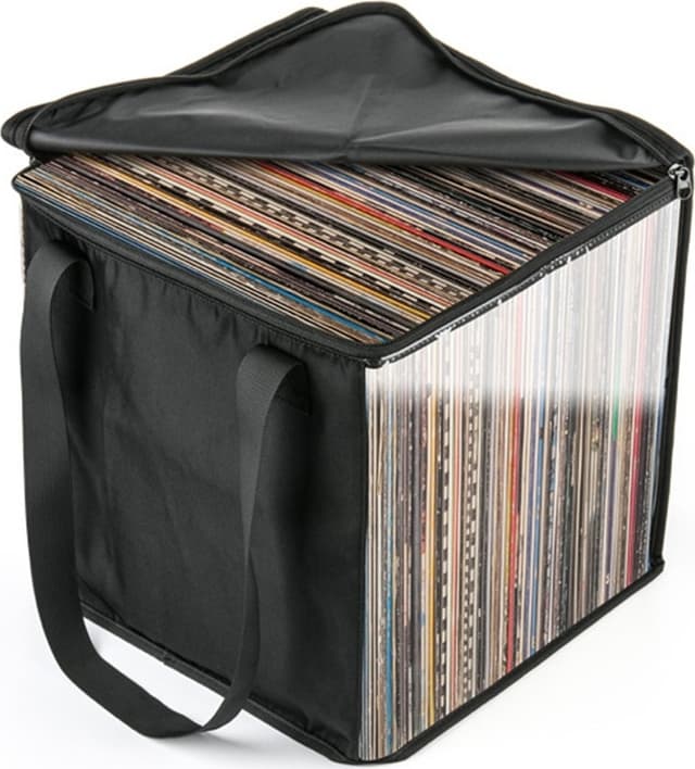 Etui kan rumme op til 50 vinylplader LP - disc arrangør