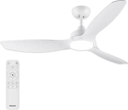 Philips Olas Takfläktslampa Ø132 cm Justerbart vitt ljus Vit