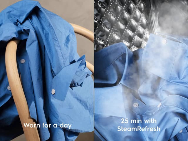 SteamRefresh – opfrisk med damp, brug det igen, og spar op til 96% vand*