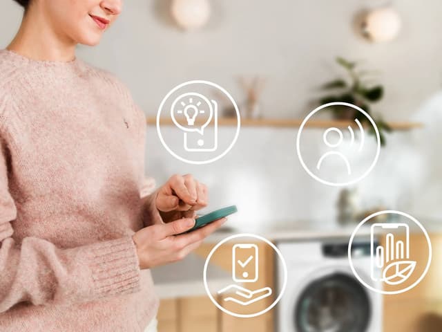 Betjen din vaskemaskine og tørretumbler med Connected