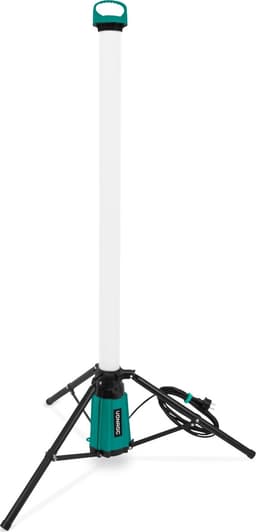 VONROC Arbejdslampe - 76W - lygte | PRO | LED | Meget kraftig: 11.500 lumen| Metal stativ | Udstrålingsvinkel: 360°