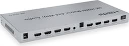 NÖRDIC HDMI Matrix 4x4 switch 4K 60Hz med lydoverførsel
