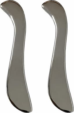 2 St Rostfritt Stål Fascia Knivar - IASTM Muskel Skrapa Verktyg för Myofasciell Frigöring