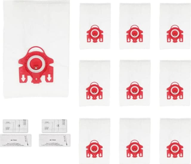 Miele FJM Dammsugarpåsar, AirClean 3D Dammpåsersättningar (10+2-pack)