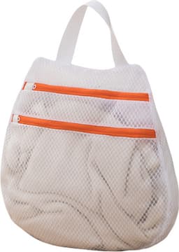 2-pack uppgraderade tvättpåsar med dubbel dragkedja  40 x 40 cm