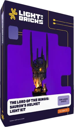 Light My Bricks Lord of the Rings: Sauron's Helmet lyssett 11373