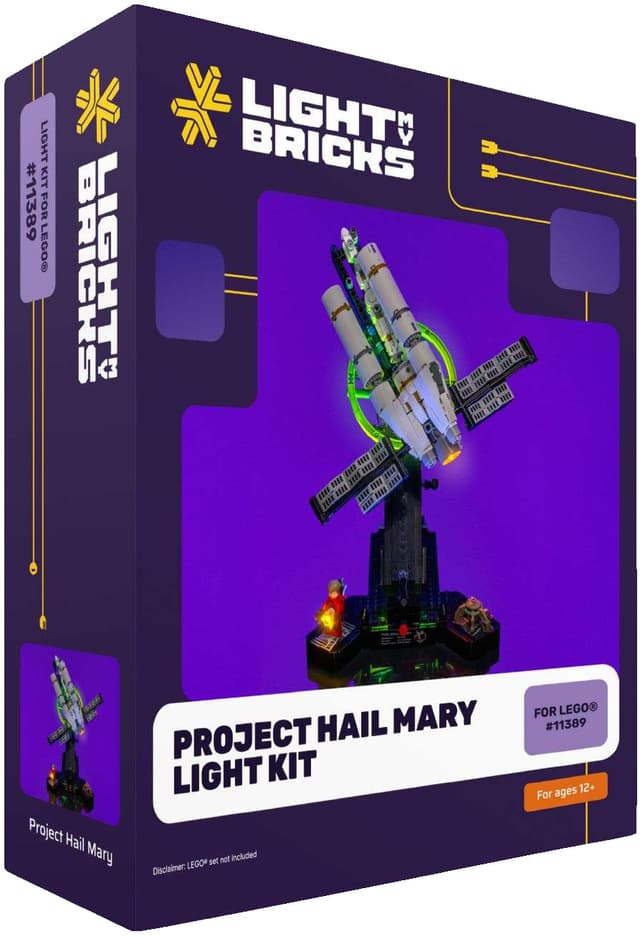 Light My Bricks Project Hail Mary lyspakke 11389