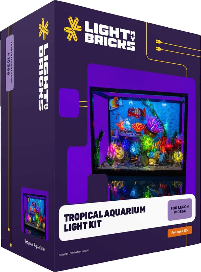 Light My Bricks Tropical Aquarium lyssæt 10366