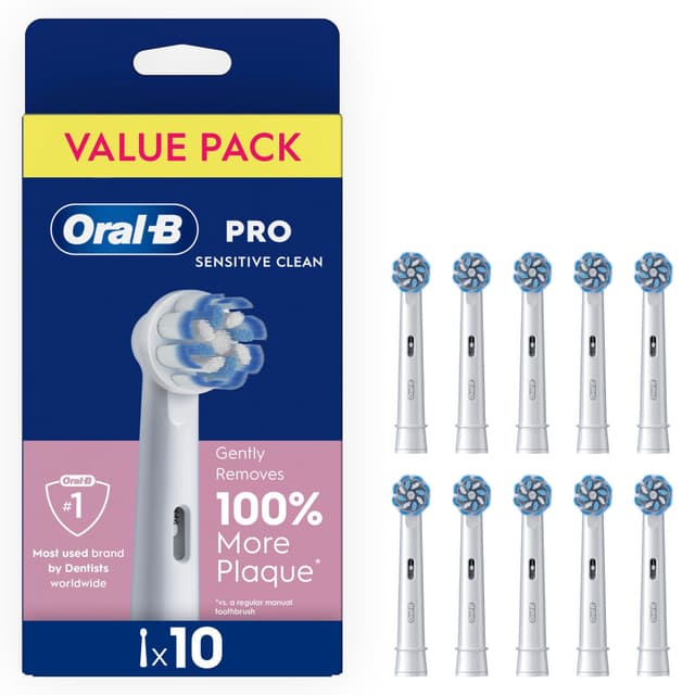 Oral-B Sensitive Clean & Care Tandborsthuvuden 987516 (vit) 10-pack