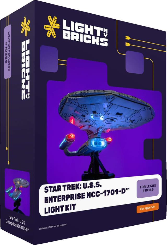 Light My Bricks Star Trek U.S.S. Enterprise lyssæt 10356