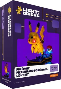 Light My Bricks Pokemon Pikachu og PokeBall lyssæt 72152