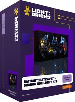 Light My Bricks Batman Batcave Shadow Box valosarja 76252