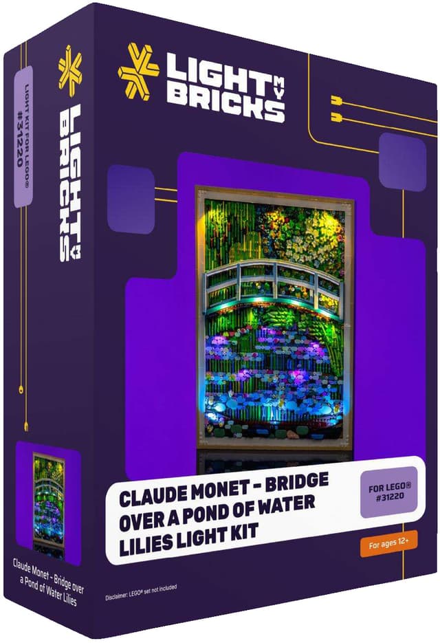 Light My Bricks Claude Monet lyspakke 31220