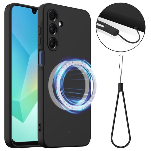SKALO Ultratyndt Silikonecover til Samsung Galaxy A27 5G - Sort