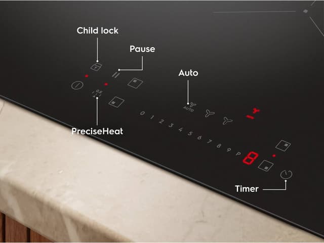 Välj enkelt rätt effektnivå med ett touchreglage