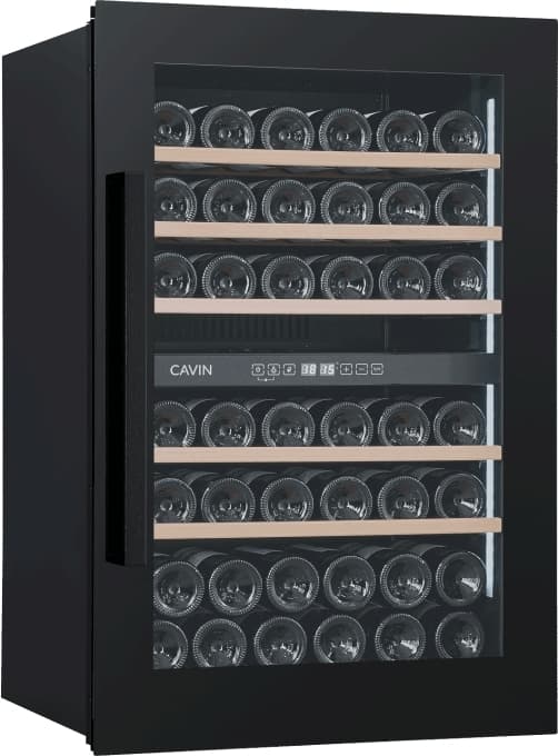 Cavin - Integrerbart vinkøleskab - Scandinavian Collection 90 Fullglass Black