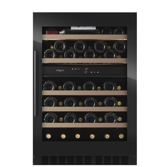 mQuvée Vinkøleskab til indbygning - WineCave 800 60D Fullglass Black