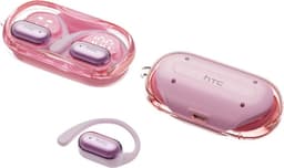 Trådlösa Hörlurar HTC NE37 Bluetooth 6.0 öronkrok sport musik samtal - Rosa