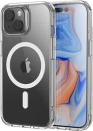 ESR Classic Hybrid (HaloLock) cover til iPhone 15 Plus (gennemsigtig)