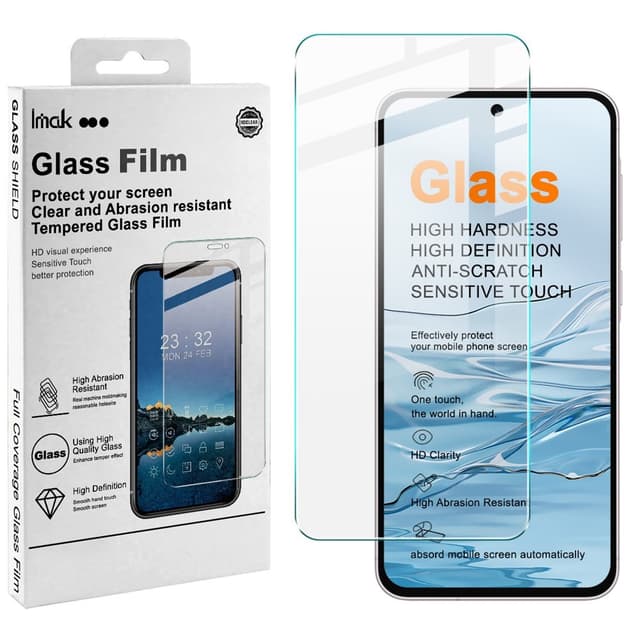 IMAK H Series Skærmbeskyttelse i Hærdet Glas til Samsung Galaxy A27 5G - Gennemsigtig
