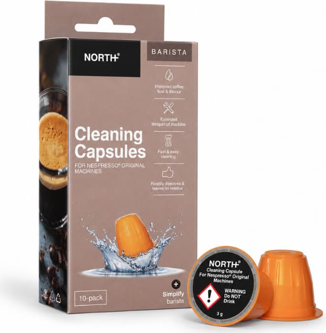 North Cleaning rengøringstabletter til Nespresso CFCPF100 (10 stk)