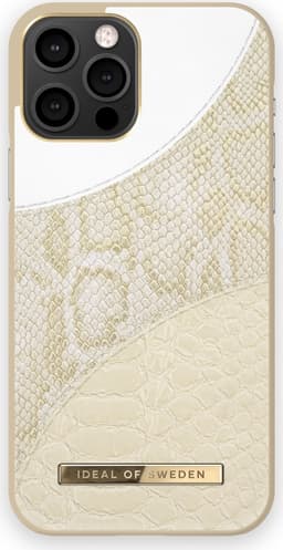 Atelier Case iPhone 12 / 12 Pro Cream Gold Snake
