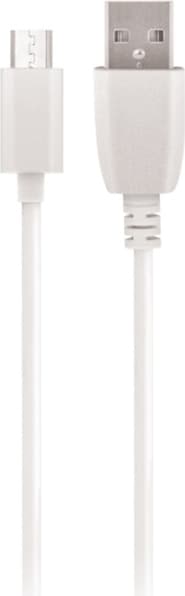 Maxlife microUSB laddkabel för snabbladdning (2A) 3m, Vit