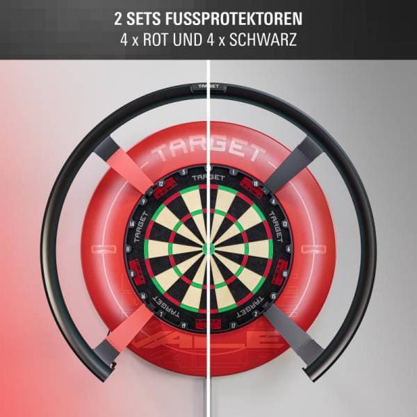 Target Darts Omni skåpbensskydd (svart och röd, 2025)